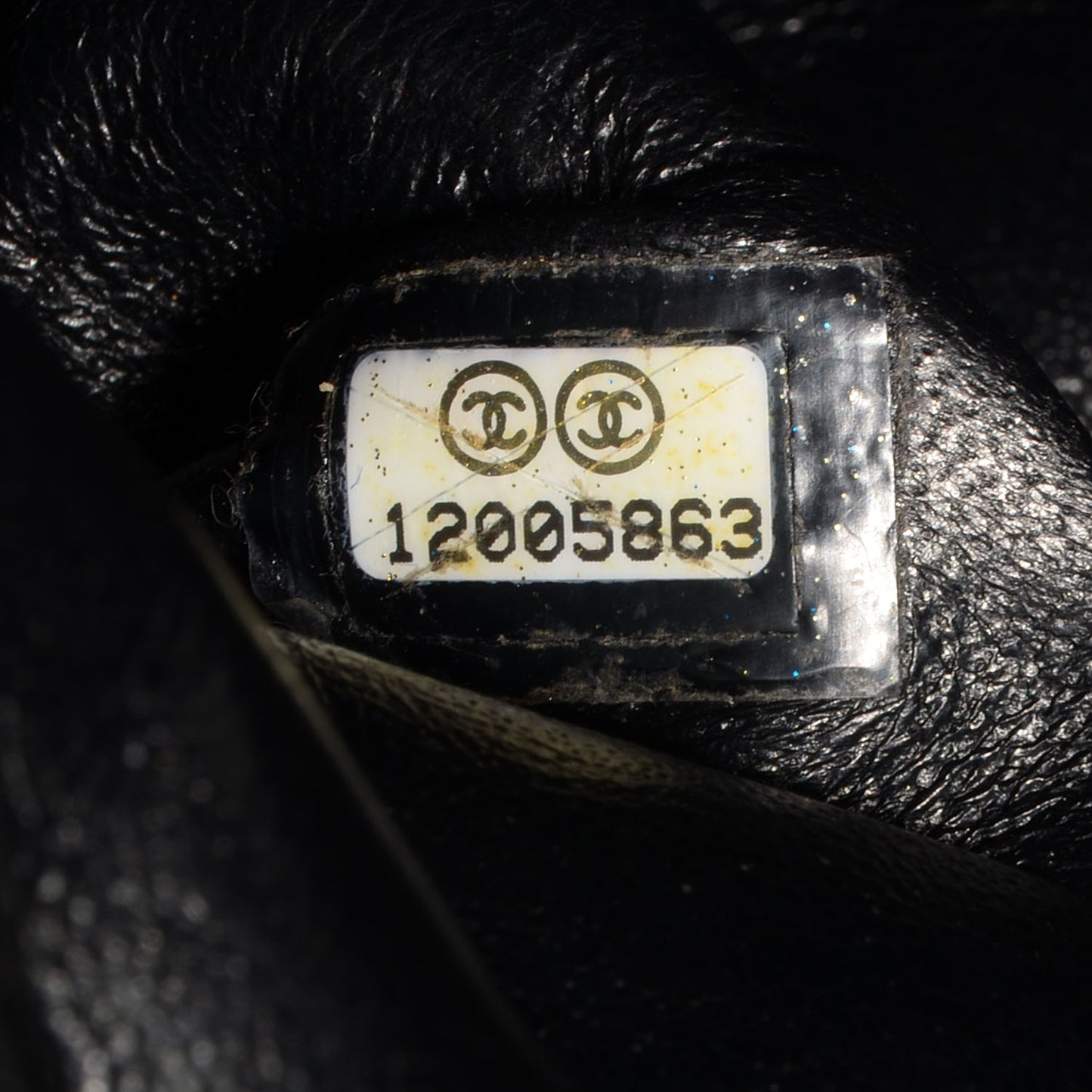 Aged Calfskin 2.55 Reissue 226 Flap Metallic Black