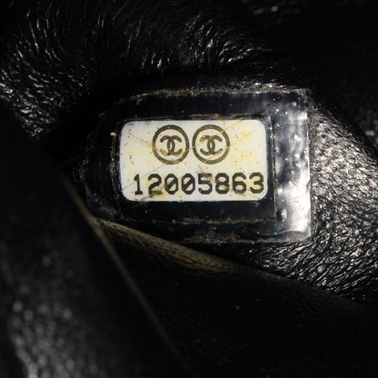 Chanel Aged Calfskin 2.55 Reissue 226 Flap Metallic Black 7 of 7