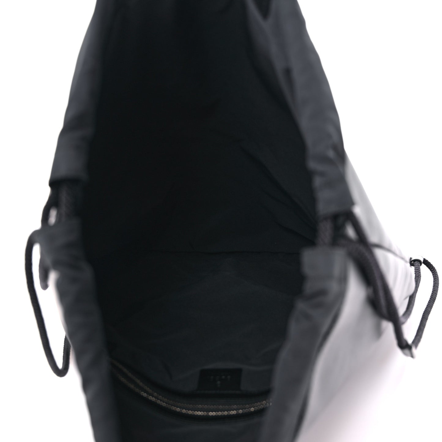 Calfskin Small GucciGhost Drawstring Backpack Black