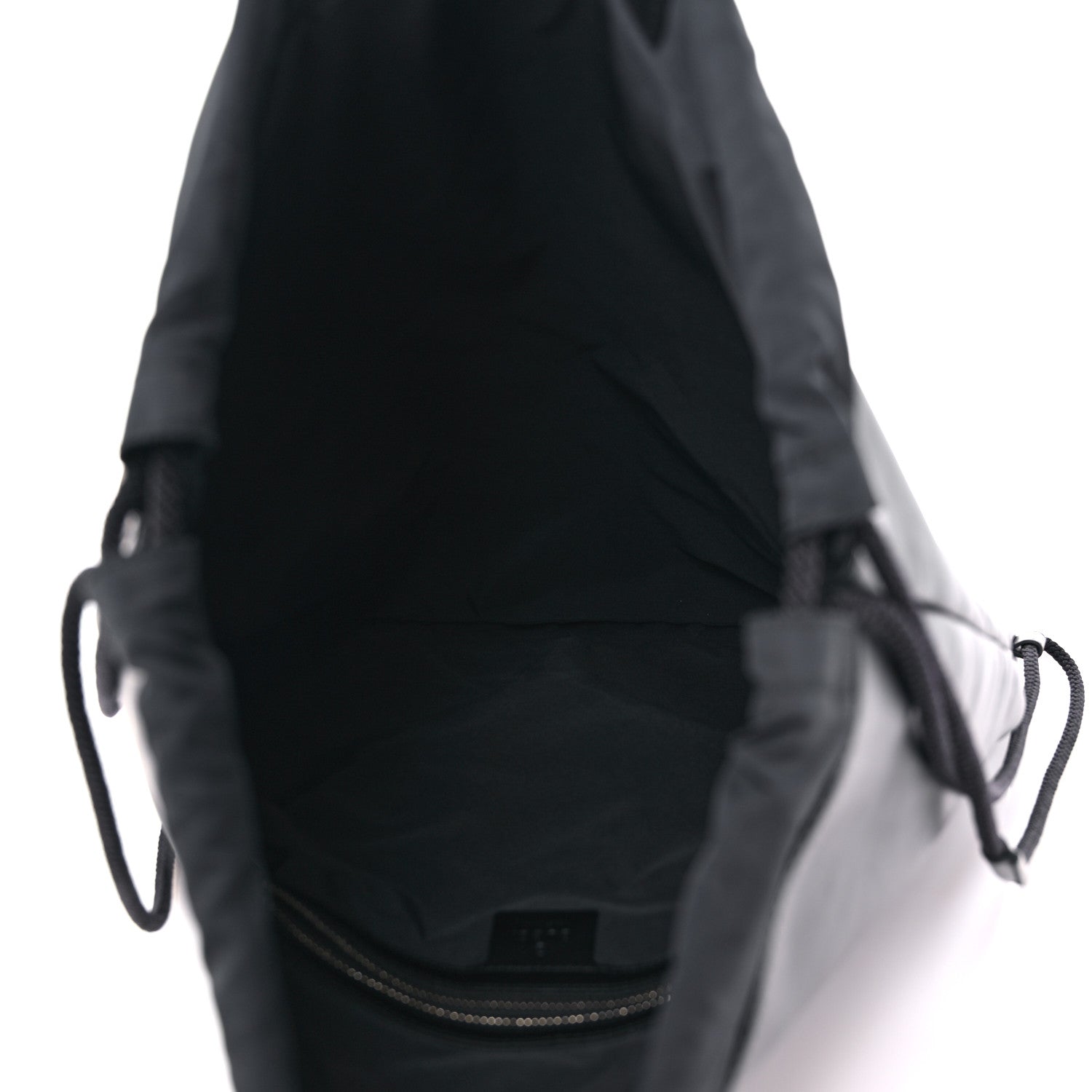 Gucci Calfskin Small GucciGhost Drawstring Backpack Black 5 of 11