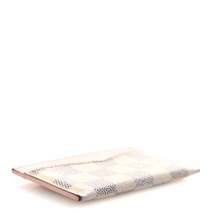 Louis Vuitton Damier Azur Daily Card Holder Rose Ballerine 4 of 13