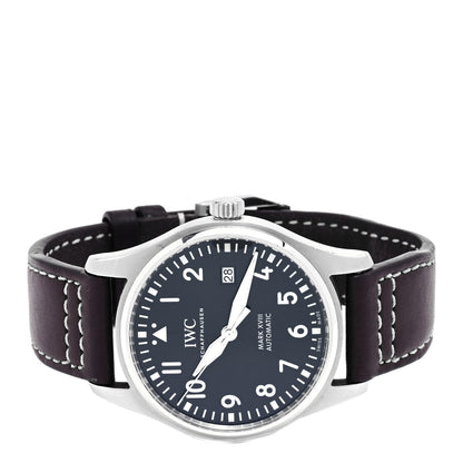 IWC Stainless Steel Calfskin 40mm Pilot Mark XVIII Edition Le Petit Prince Automatic Watch Blue IW327010 2 of 5