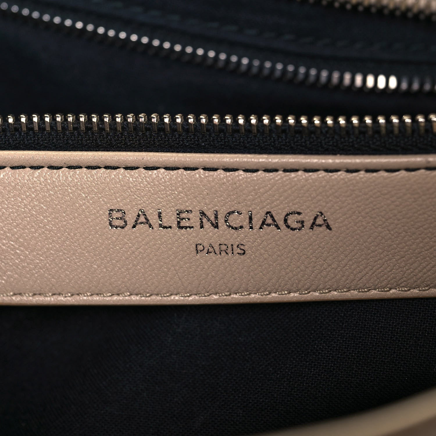 Balenciaga Chevre Silver Metallic Edge Hardware City Beige Tapioca 6 of 14