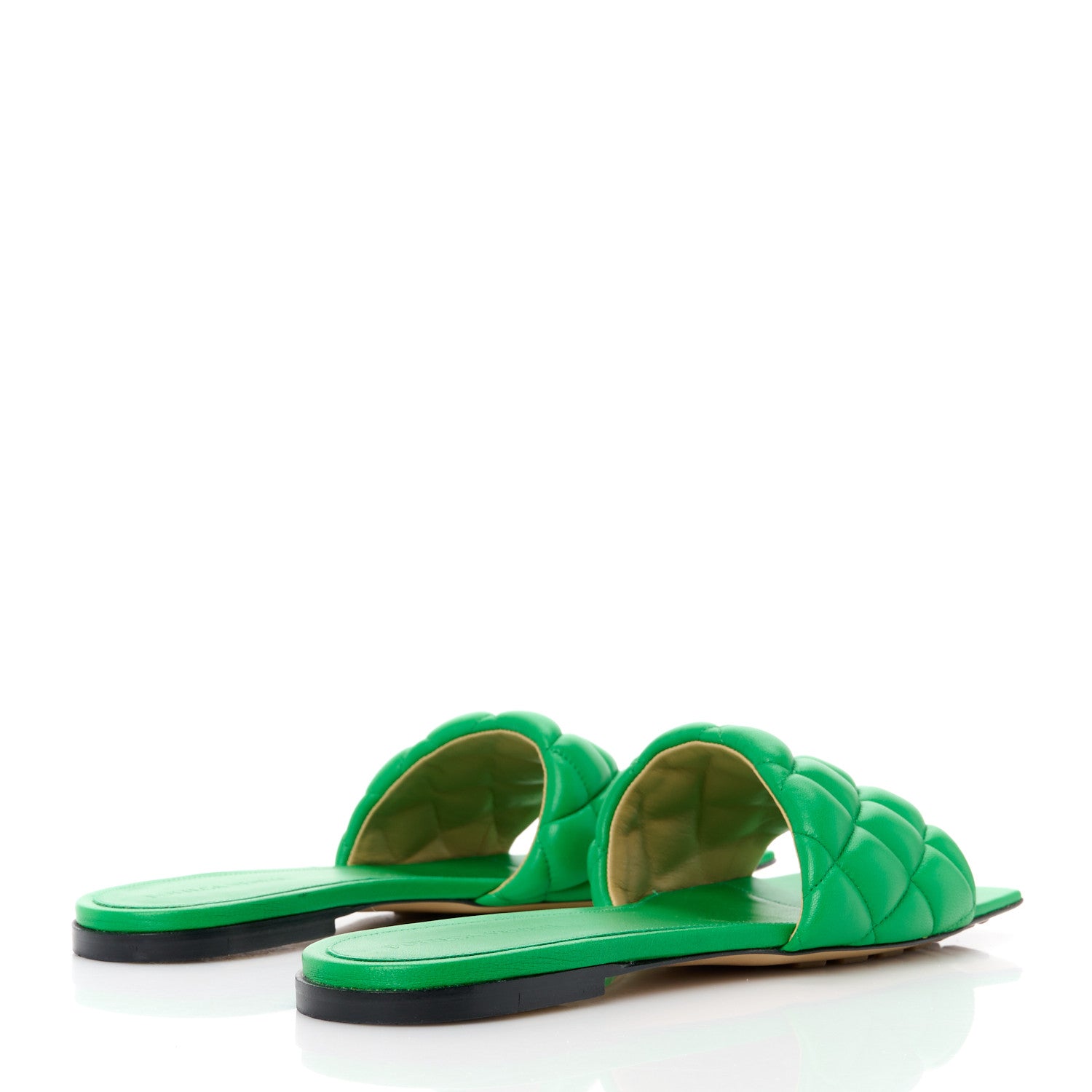 Bottega Veneta Nappa Matelasse Padded Flat Sandals 39 Parakeet 4 of 13
