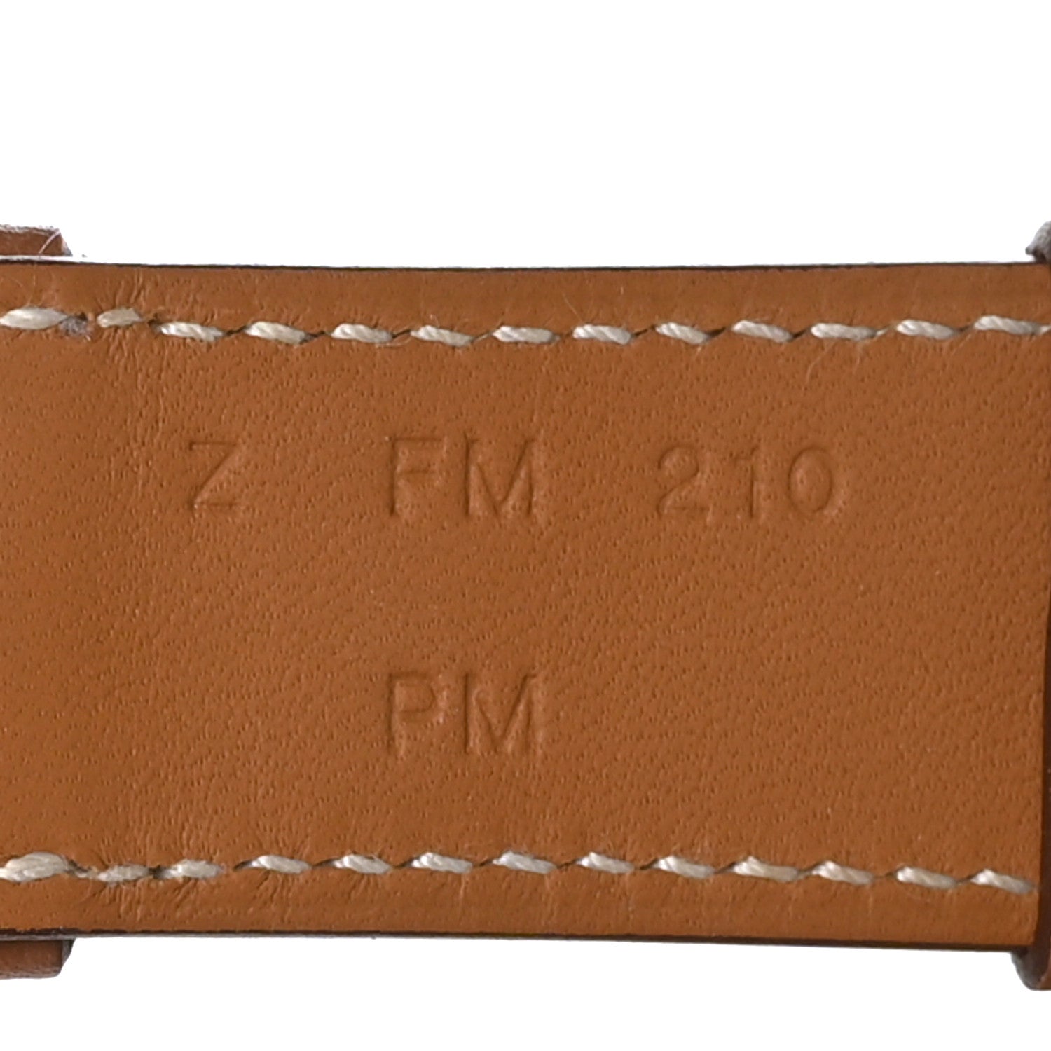Hermes Barenia 44mm Apple Watch Single Tour Band Fauve 3 of 4