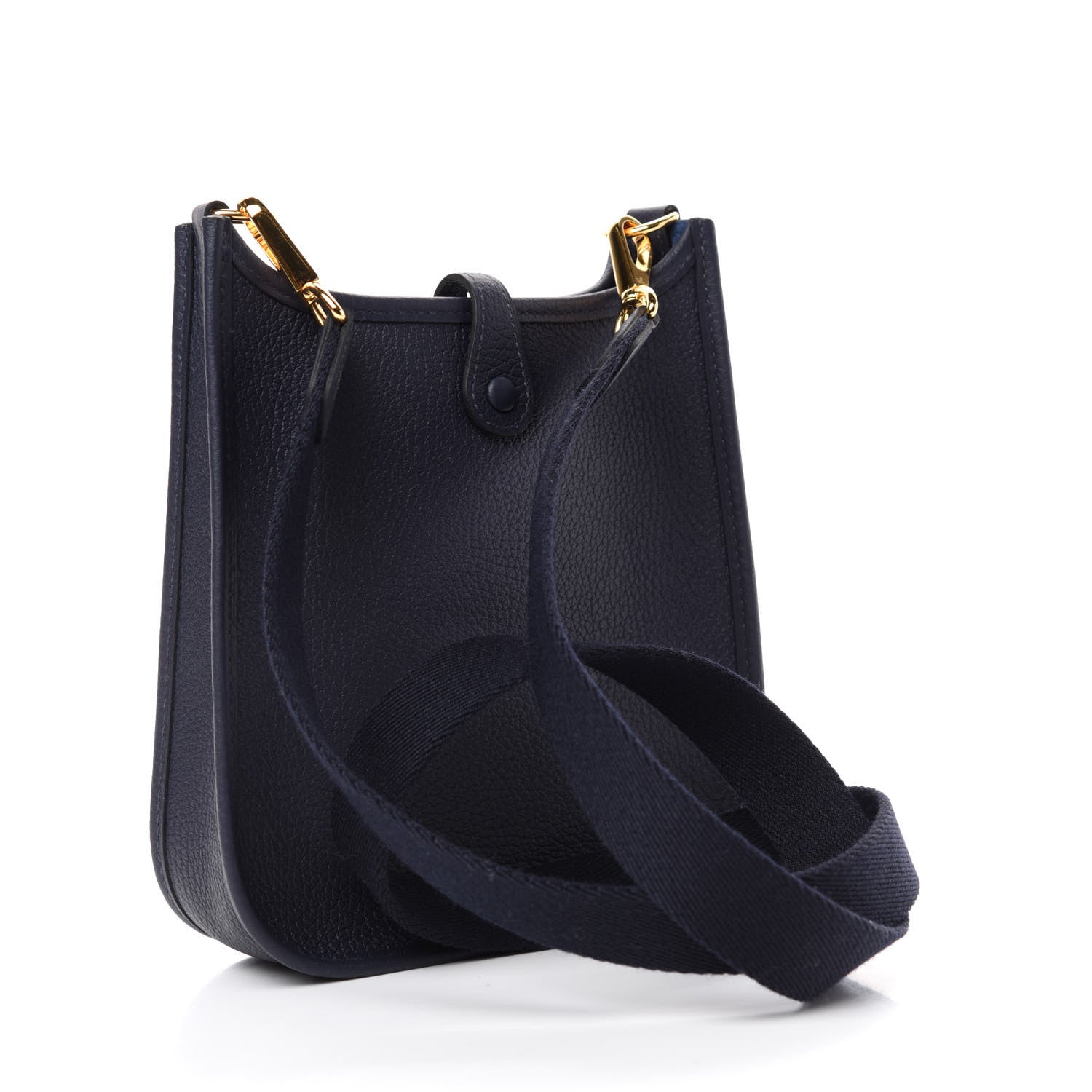 Hermes Taurillon Clemence Amazone Evelyne TPM Bleu Nuit Bleu Indigo 3 of 11