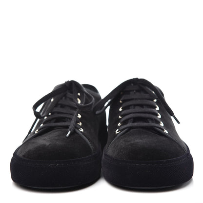 Chanel Velvet Womens CC Sneakers 40 Black 2 of 9