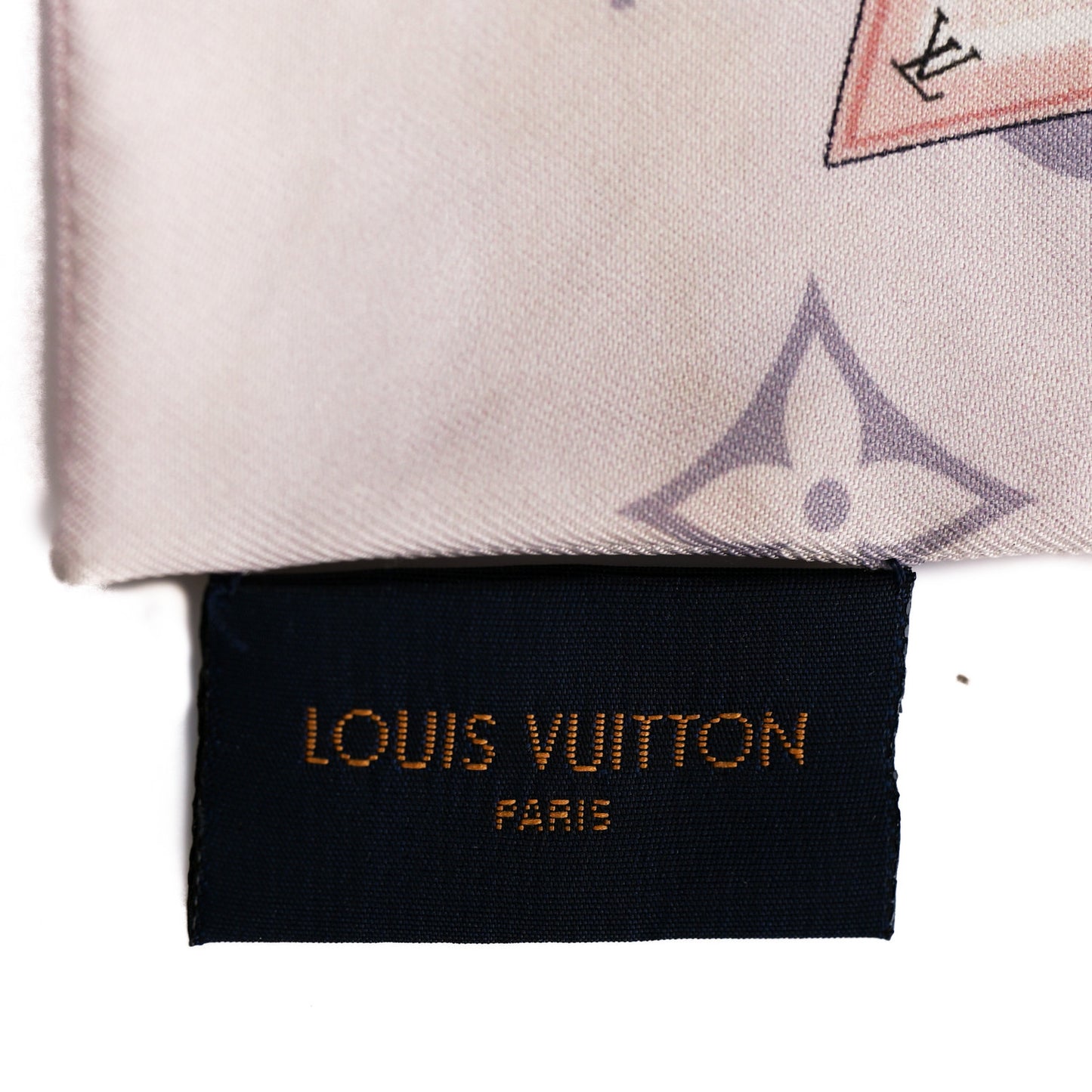 Silk Monogram Confidential Bandeau Light Pink