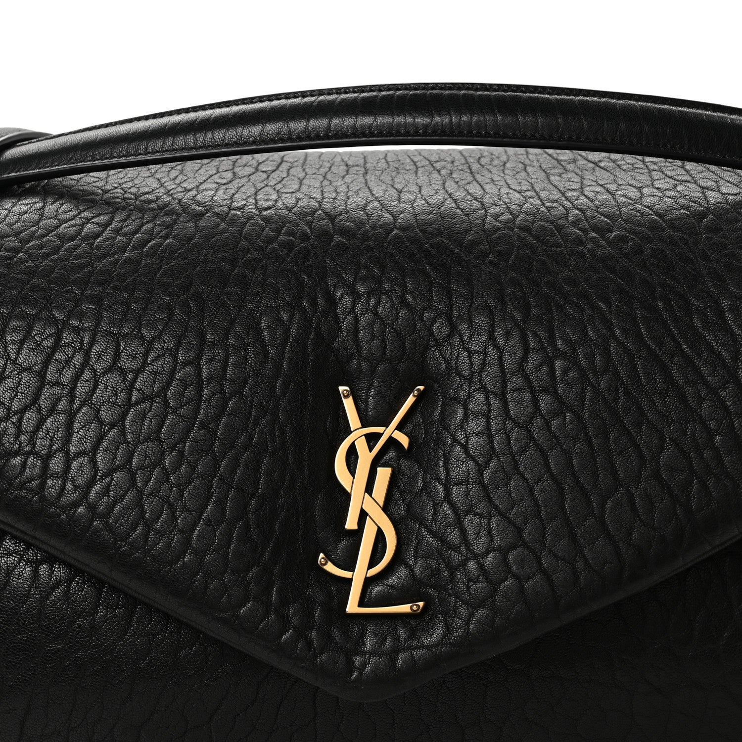Saint Laurent Grained Lambskin Large Calypso Black 8 of 11