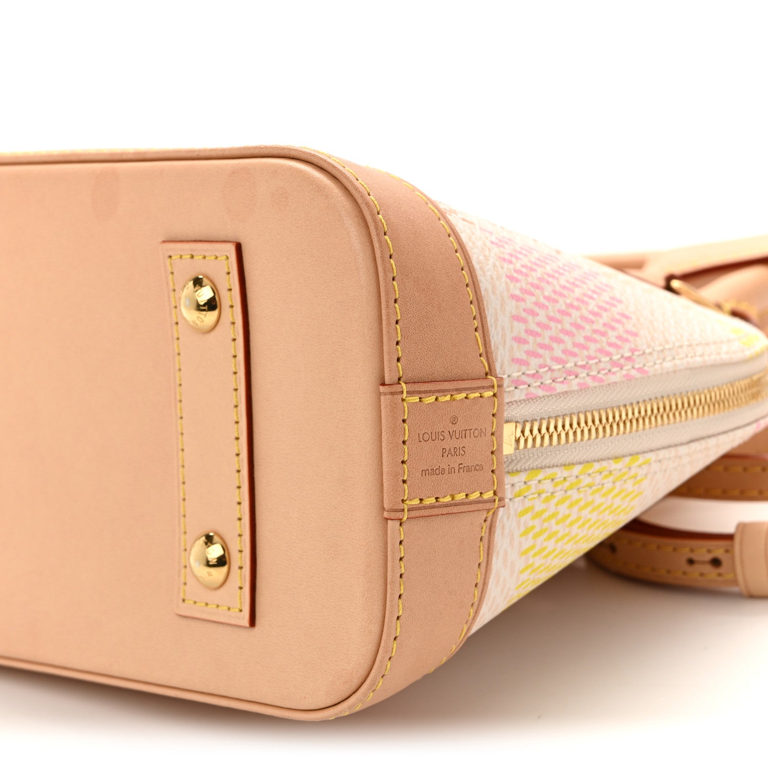 Louis Vuitton Damierlicious Alma BB Rose Peach 9 of 11