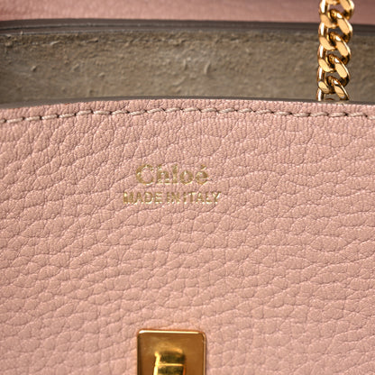 Chloe Grained Lambskin Mini Drew Shoulder Bag Misty Rose 5 of 11