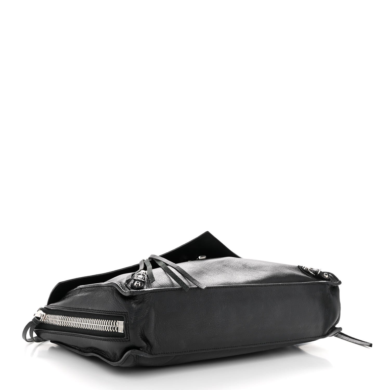 Balenciaga Calfskin Papier Sight Clutch Black 4 of 11