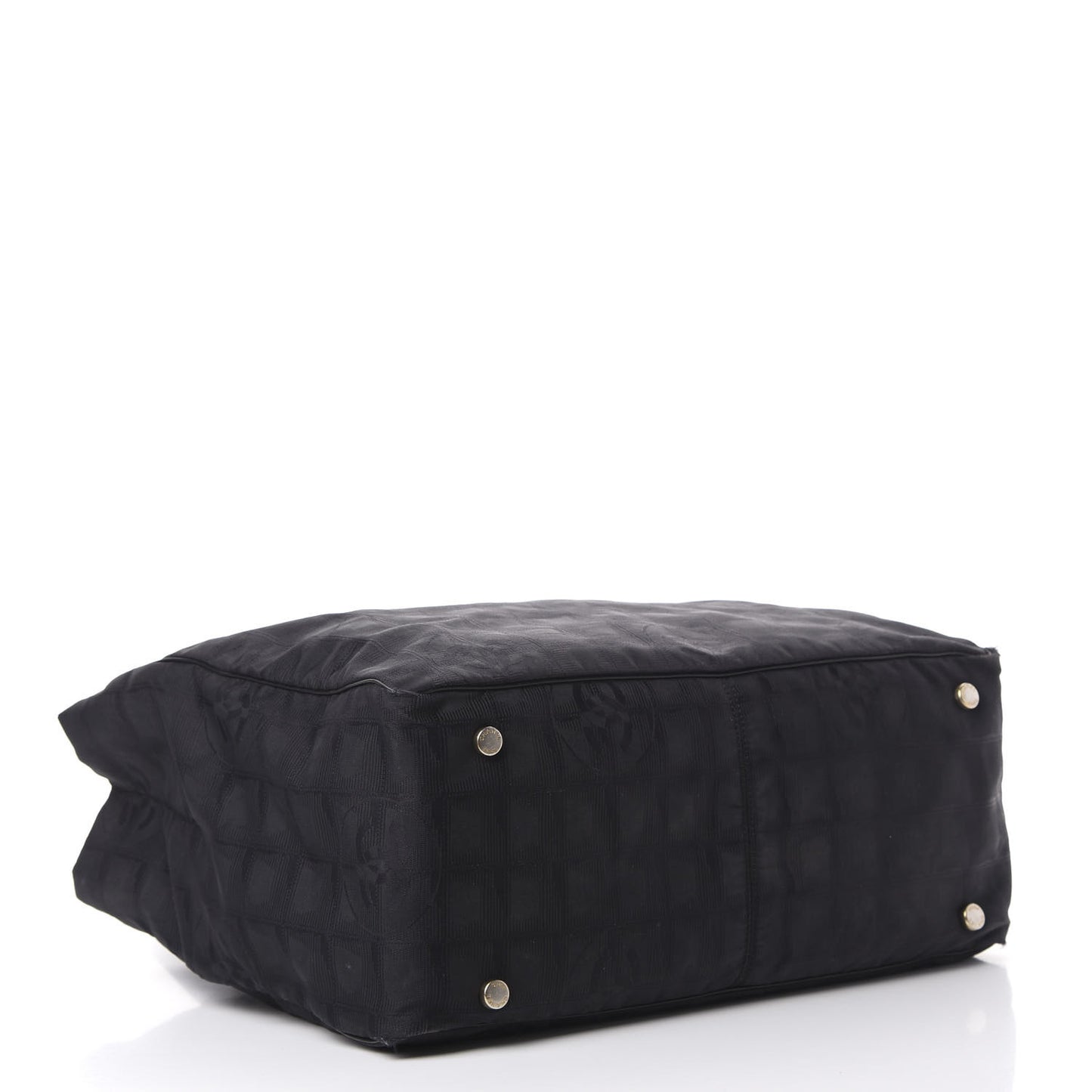 Nylon Medium Travel Tote Black