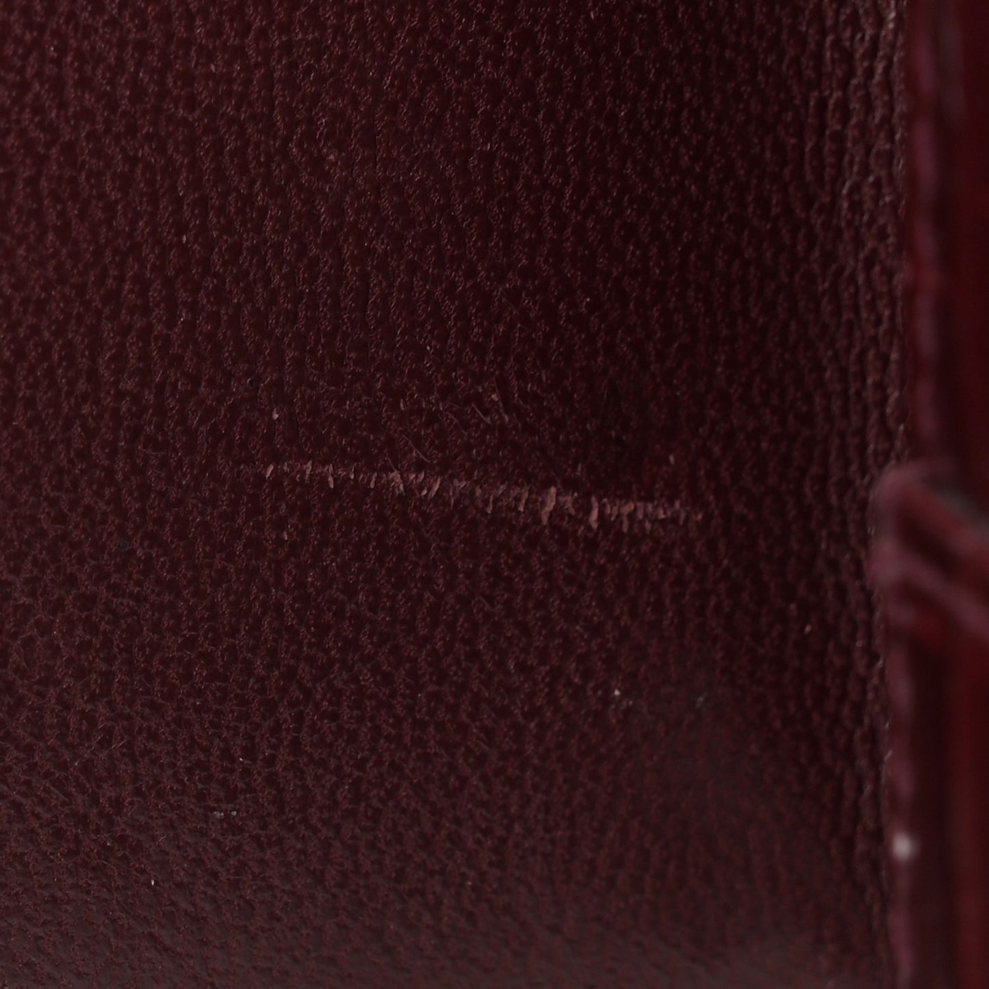 Shiny Calfskin Crocodile Embossed Hourglass Top Handle Bag Mini with Chain Dark Red