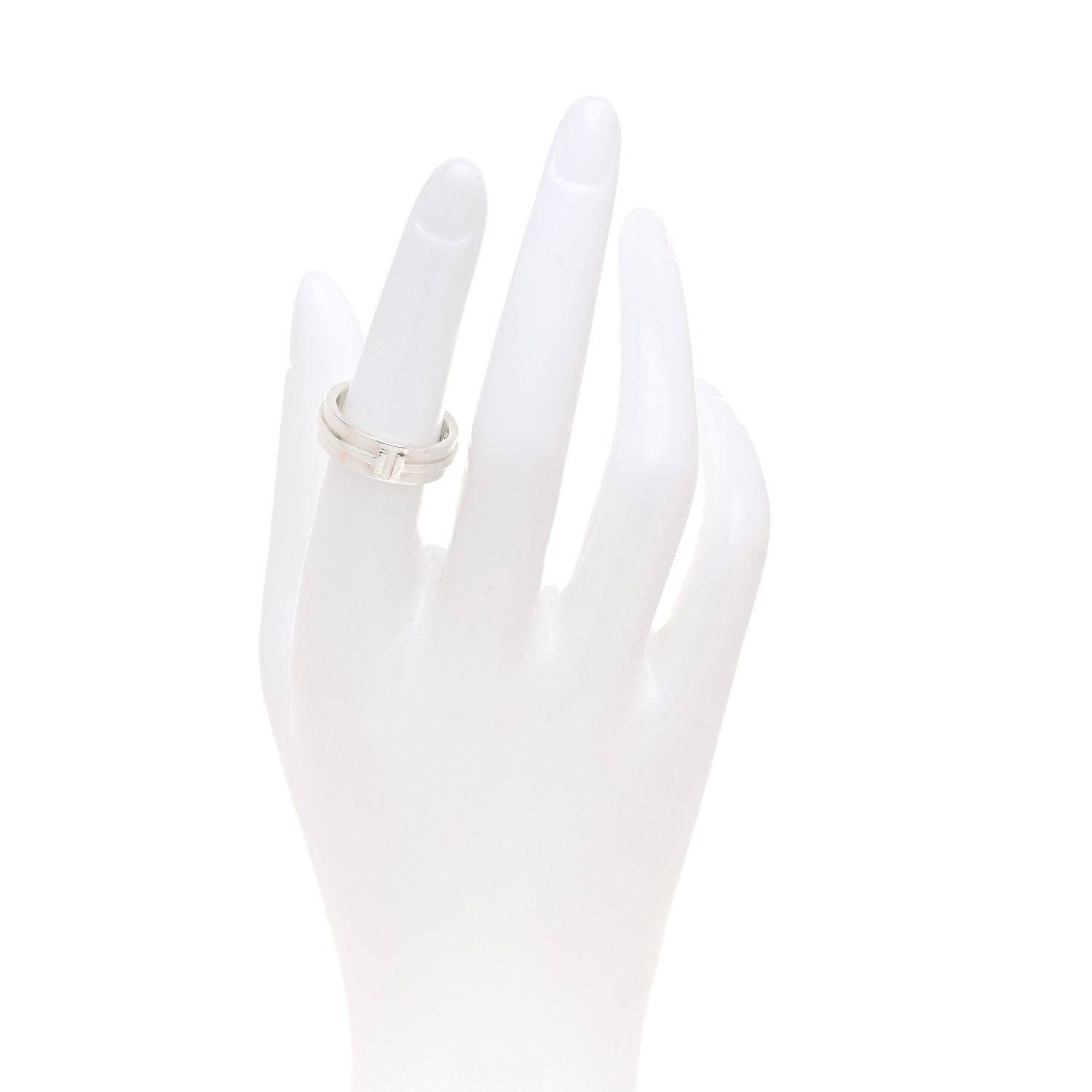 Tiffany Sterling Silver T Two Ring 52 6 2 of 5