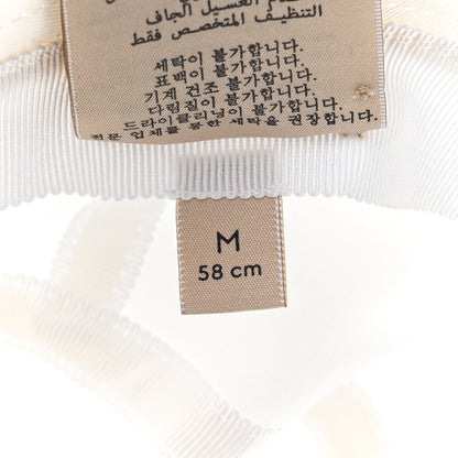 Gucci Cotton Logo Cabris Bucket Hat M White 9 of 9