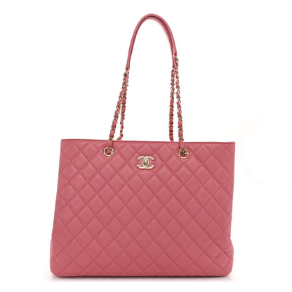 Chanel Caviar Quilted Large Shopping Tote Pink 1 of 11
