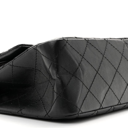 Chanel Aged Calfskin Quilted 2.55 Reissue 226 Flap Black 9 of 13