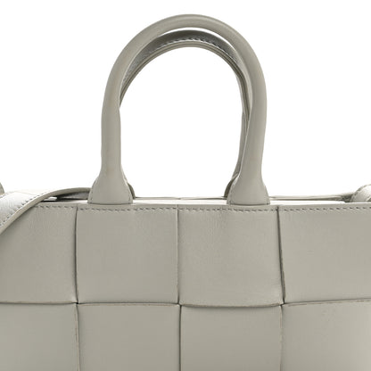 Bottega Veneta Nappa Maxi Intreccio Mini Arco East West Tote Agate Grey 8 of 13