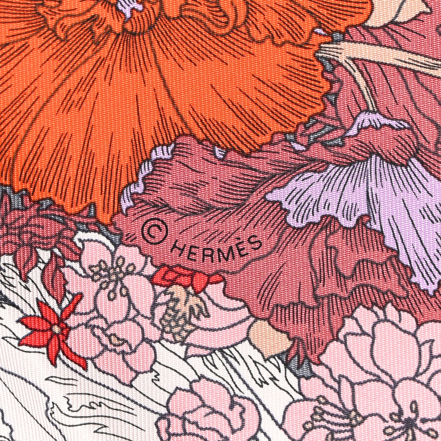 Silk Robe Legere Scarf 90 Gris