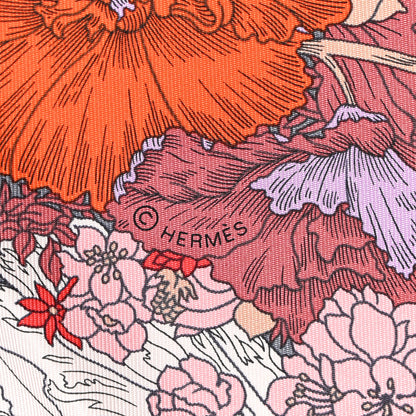 Hermes Silk Robe Legere Scarf 90 Gris 4 of 5