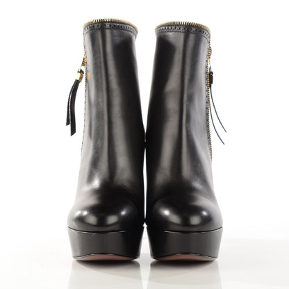 Louis Vuitton Calfskin Tomboy Platform Booties 39.5 Black 2 of 8