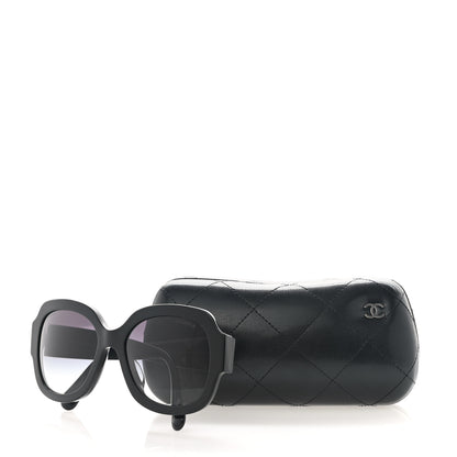 Chanel Acetate CC Sunglasses 5373 Black 9 of 9