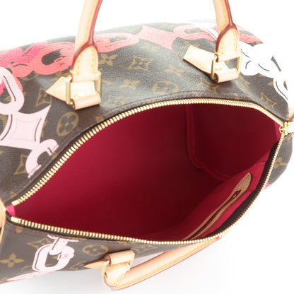Louis Vuitton Monogram Bay Speedy 30 Rose Ballerine Poppy 5 of 7