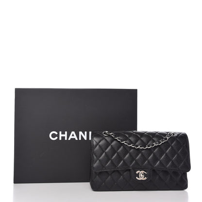 Chanel Caviar Quilted Medium Double Flap Black 10 of 10
