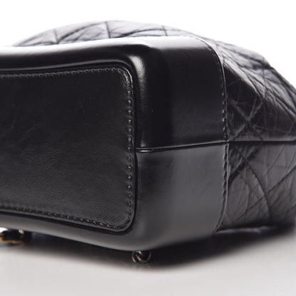 Chanel Aged Calfskin Quilted Small Gabrielle Backpack Black 9 of 10