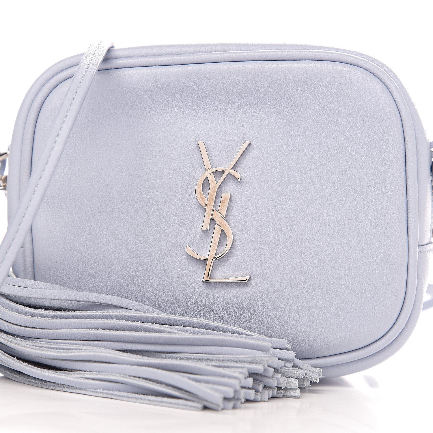 Saint Laurent Nappa Monogram Blogger Bag Sky Blue 6 of 9