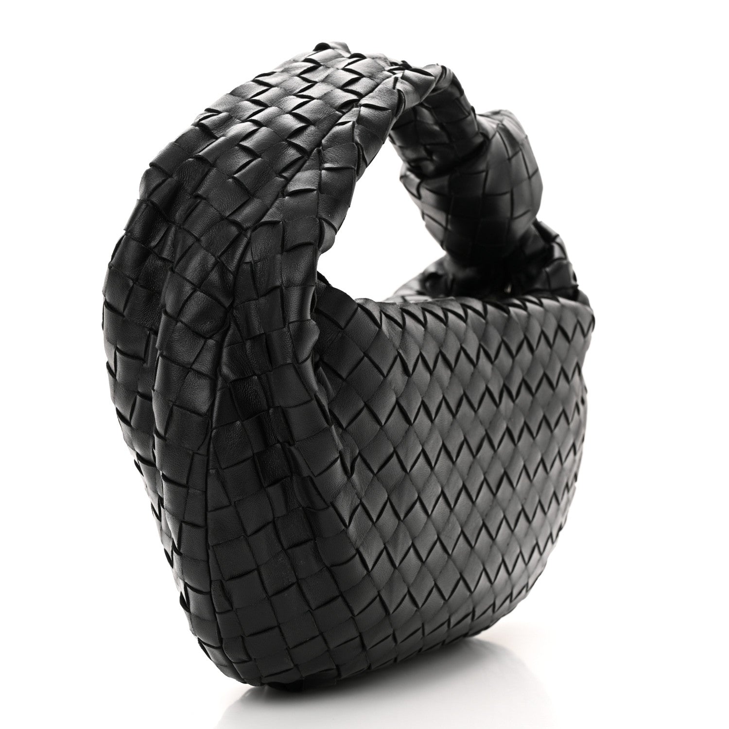 Bottega Veneta Nappa Intrecciato Teen Jodie Hobo Black 3 of 10