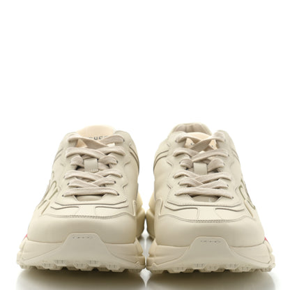 Gucci Calfskin Logo Womens Rhyton Sneakers 38 Ivory 2 of 11