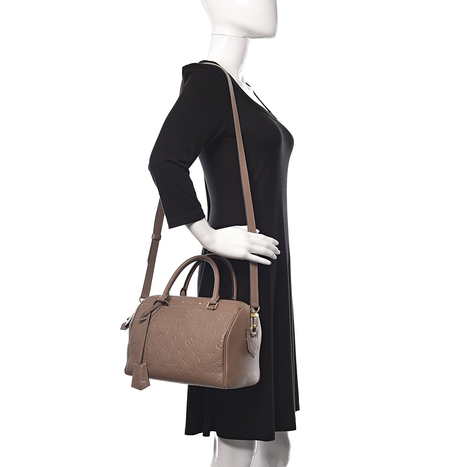 Louis Vuitton Empreinte Speedy Bandouliere 25 NM Taupe Glace 2 of 9