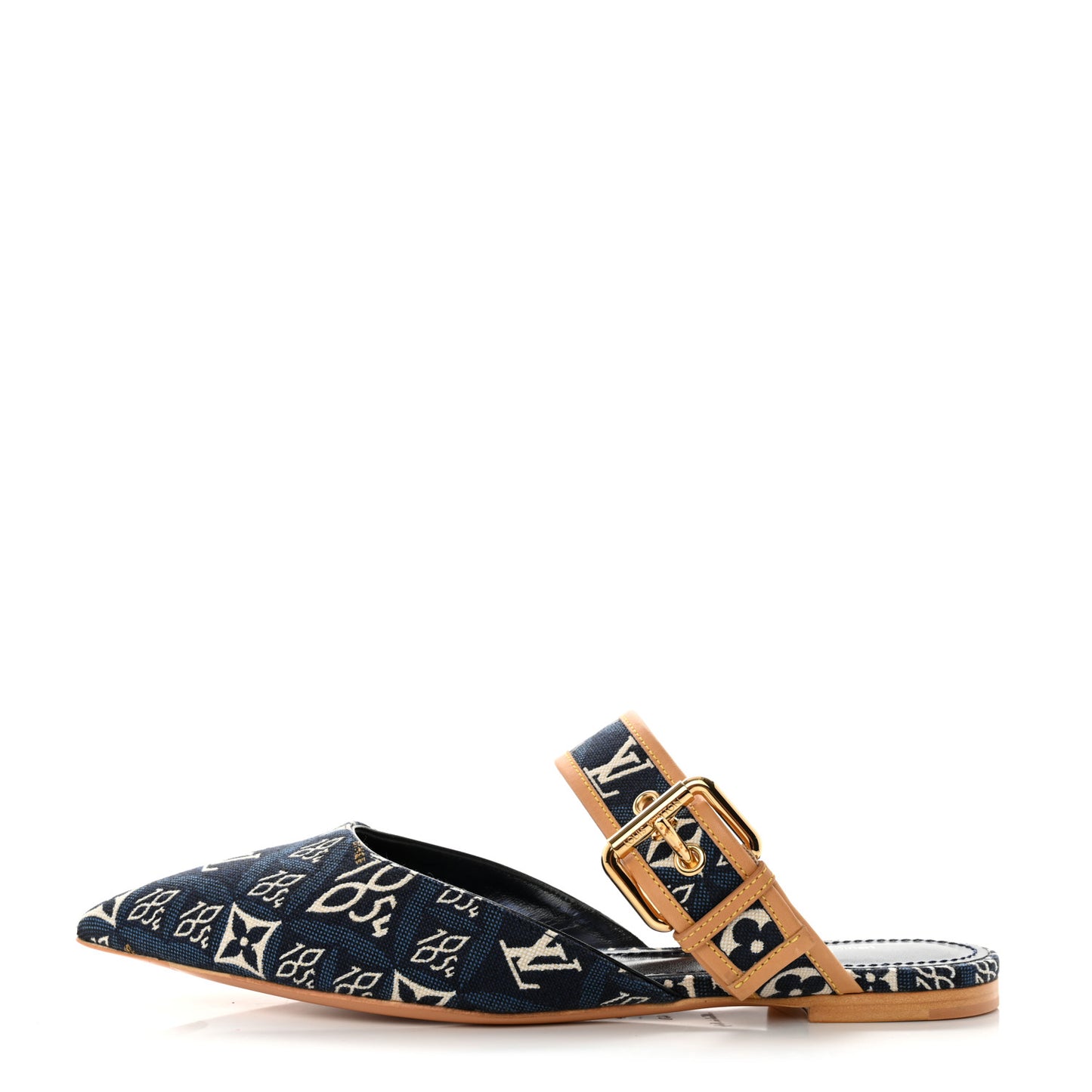 Jacquard Since 1854 Sofia Flat Mules 40 Blue