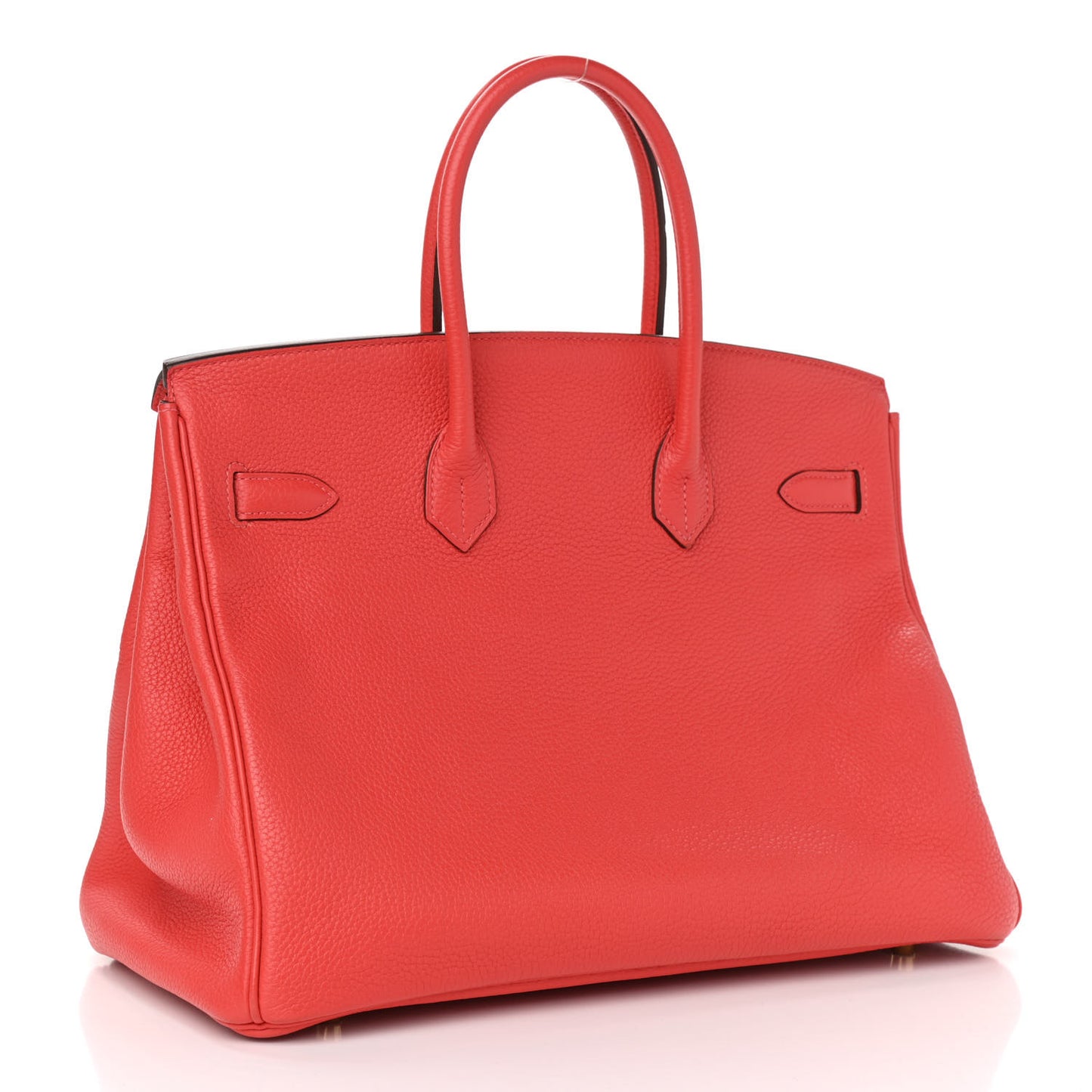 Togo Birkin 35 Rouge Pivoine