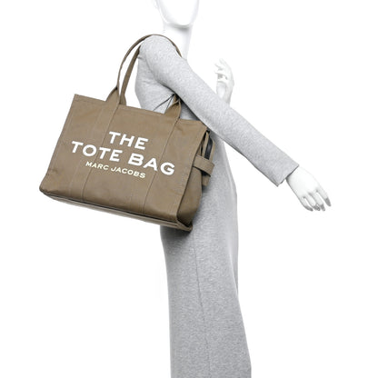 Marc Jacobs Cotton Canvas Large The Tote Bag Slate Green 2 of 11