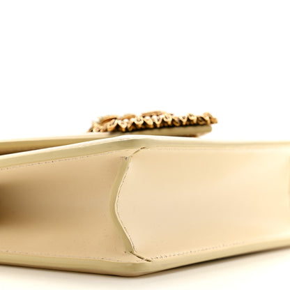 Dolce & Gabbana Smooth Calfskin Small Devotion Envelope Top Handle Bag Light Beige 8 of 11