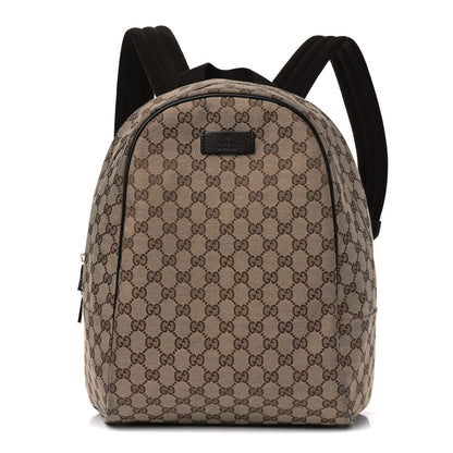 Gucci Monogram Travel Backpack Dark Brown 1 of 10