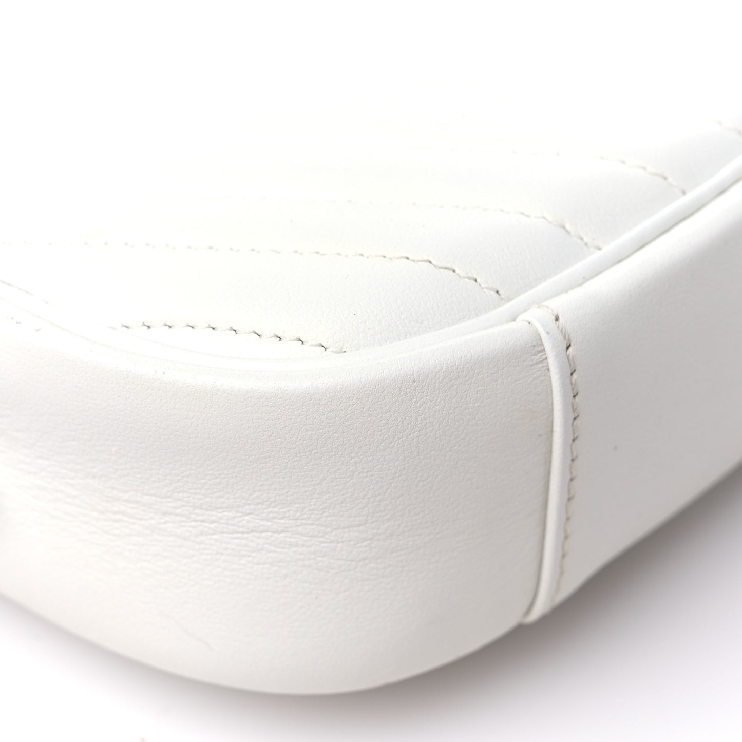 Calfskin New Wave Camera Bag White