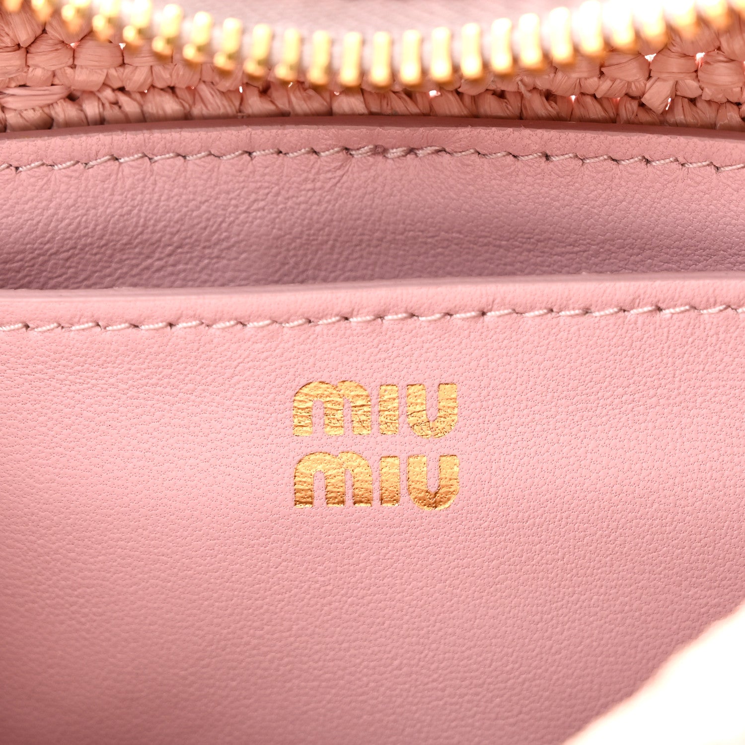 Miu Miu Crochet Calfskin S Narrow Arcadie Alabaster Pink 1939683