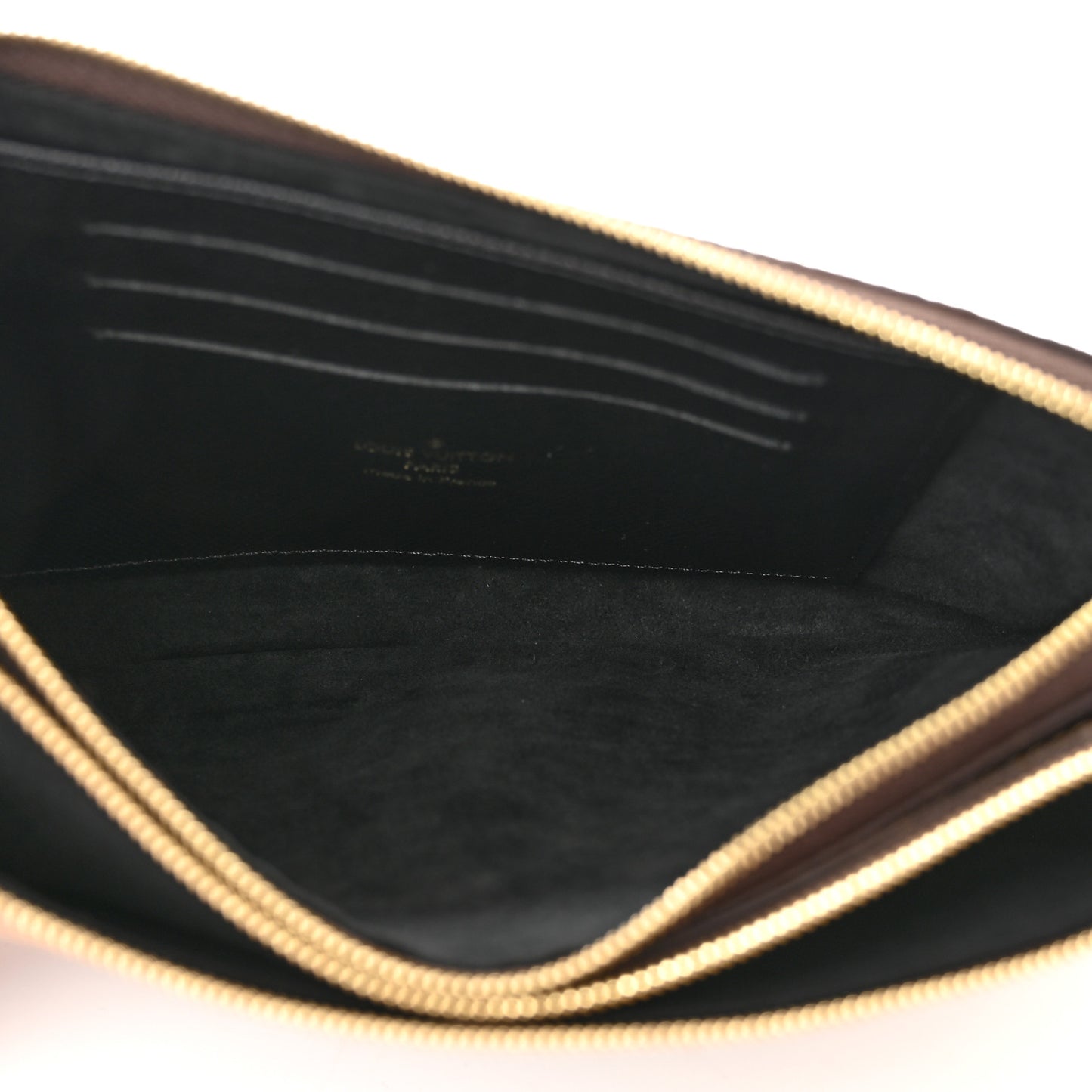 Reverse Monogram Giant Double Zip Pochette