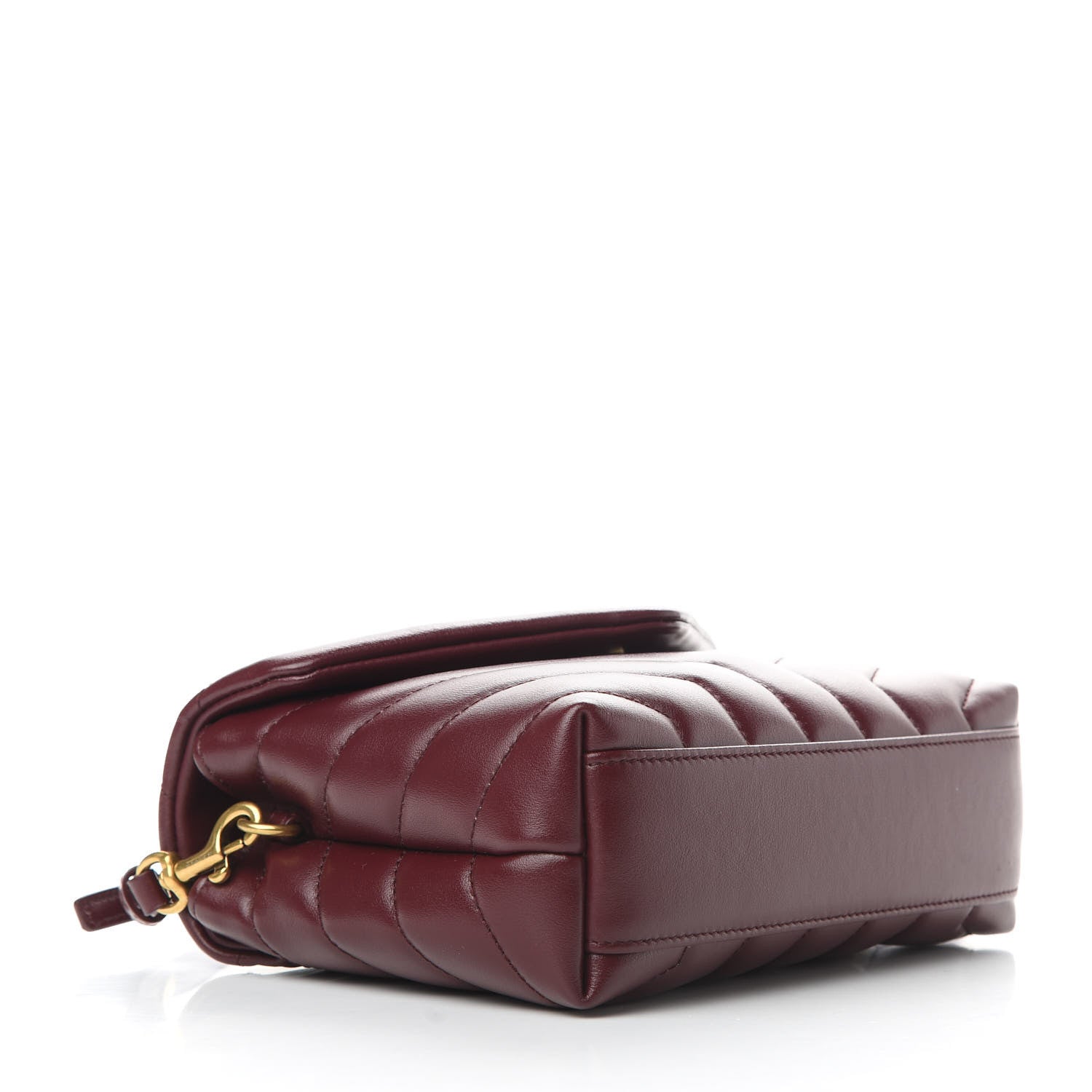 Saint Laurent Calfskin Y Quilted Monogram Toy Loulou Monogram Crossbody Bag Rouge Legion 4 of 9