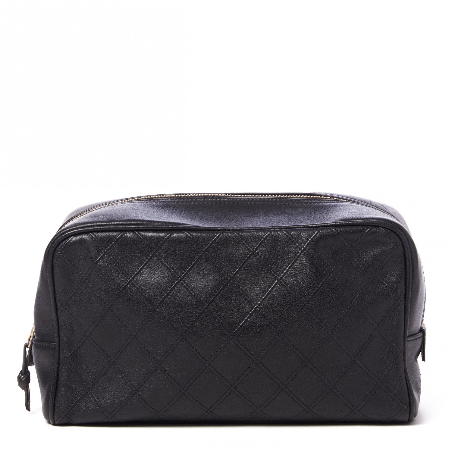 Chanel Calfskin Diamond Stitch Cosmetic Case 1 of 8