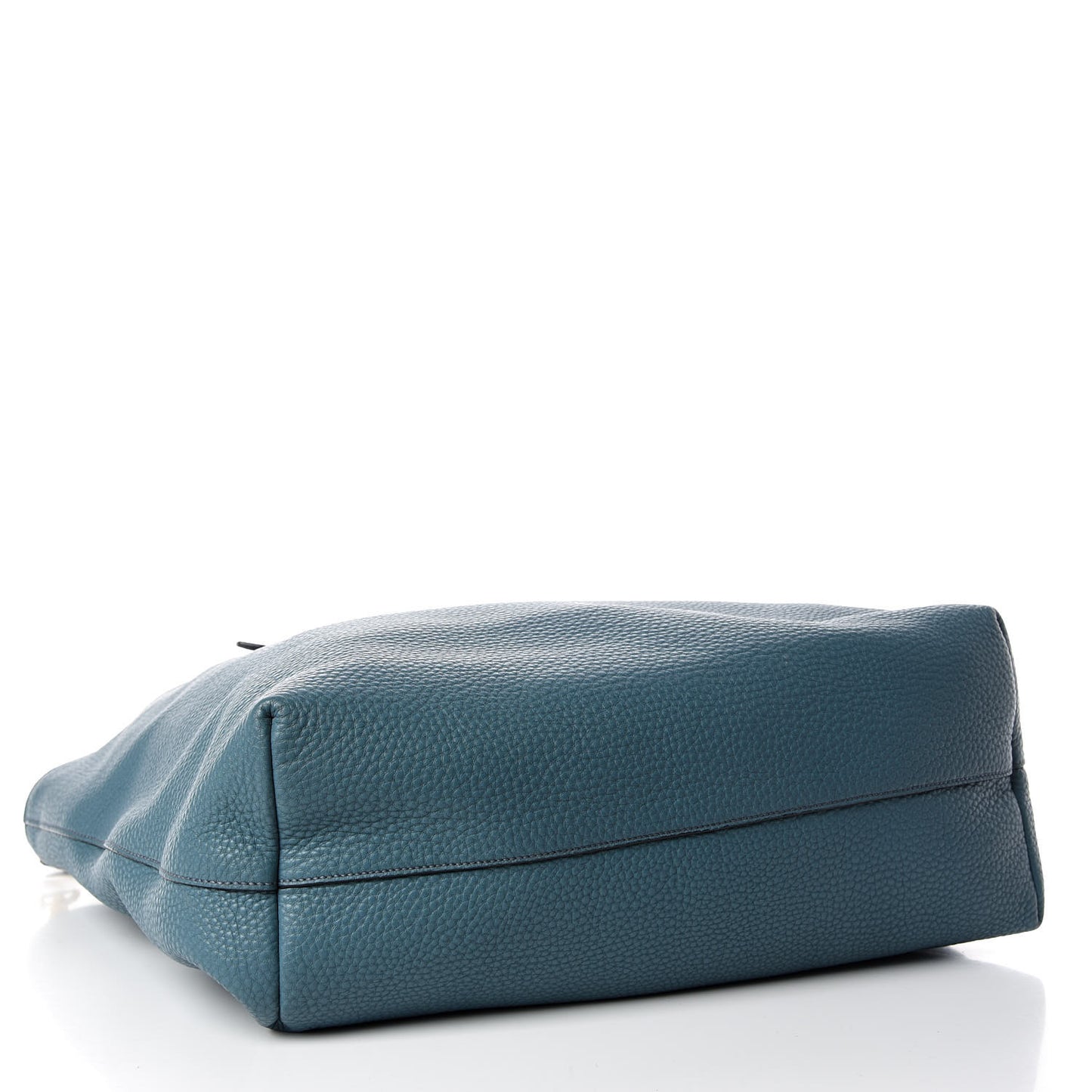 Vitello Daino Shopping Tote Marine
