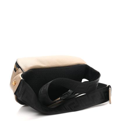Versace Grained Calfskin Vanitas Medusa Belt Bag Taupe 2 of 9