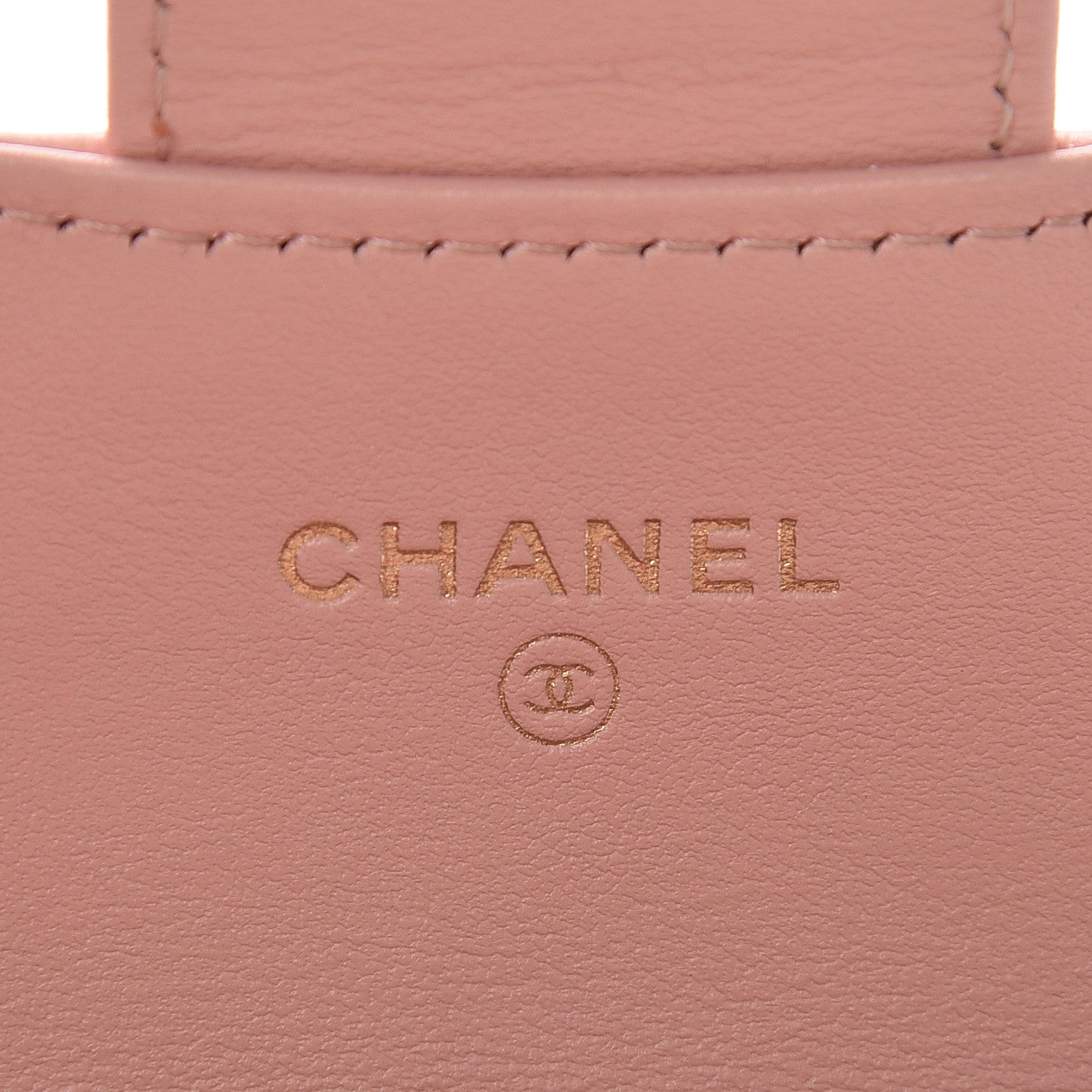Chanel Aged Calfskin Quilted Reissue Flap Card Holder Pink 5 of 15