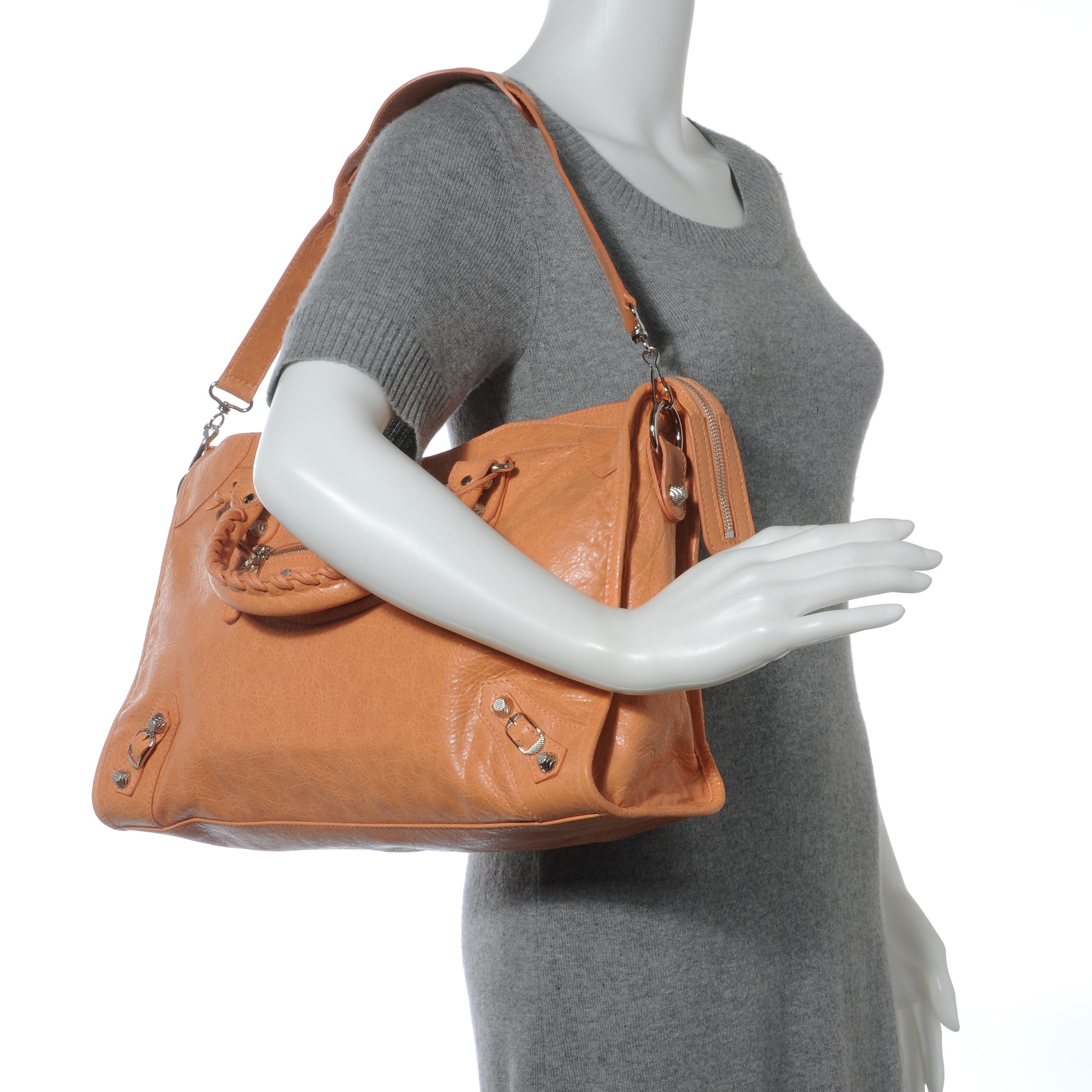 Balenciaga Agneau Giant 12 Silver Hardware City Rose Blush 2 of 10