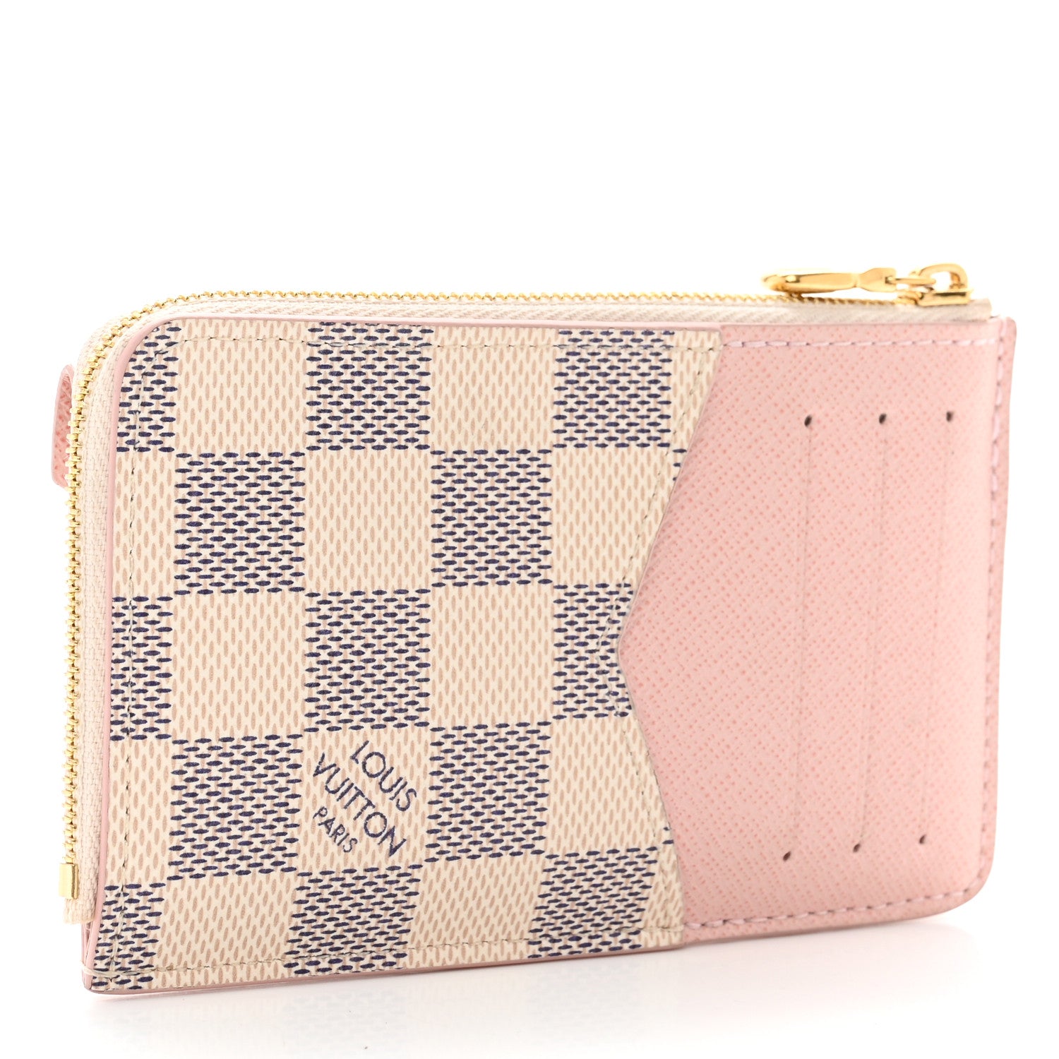 Louis Vuitton Damier Azur Recto Verso Card Holder Rose Ballerine 3 of 7