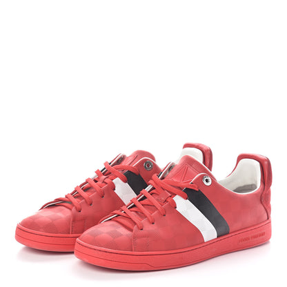 Louis Vuitton Damier Infini Frontrow Sneakers 7 Rouge 3 of 8